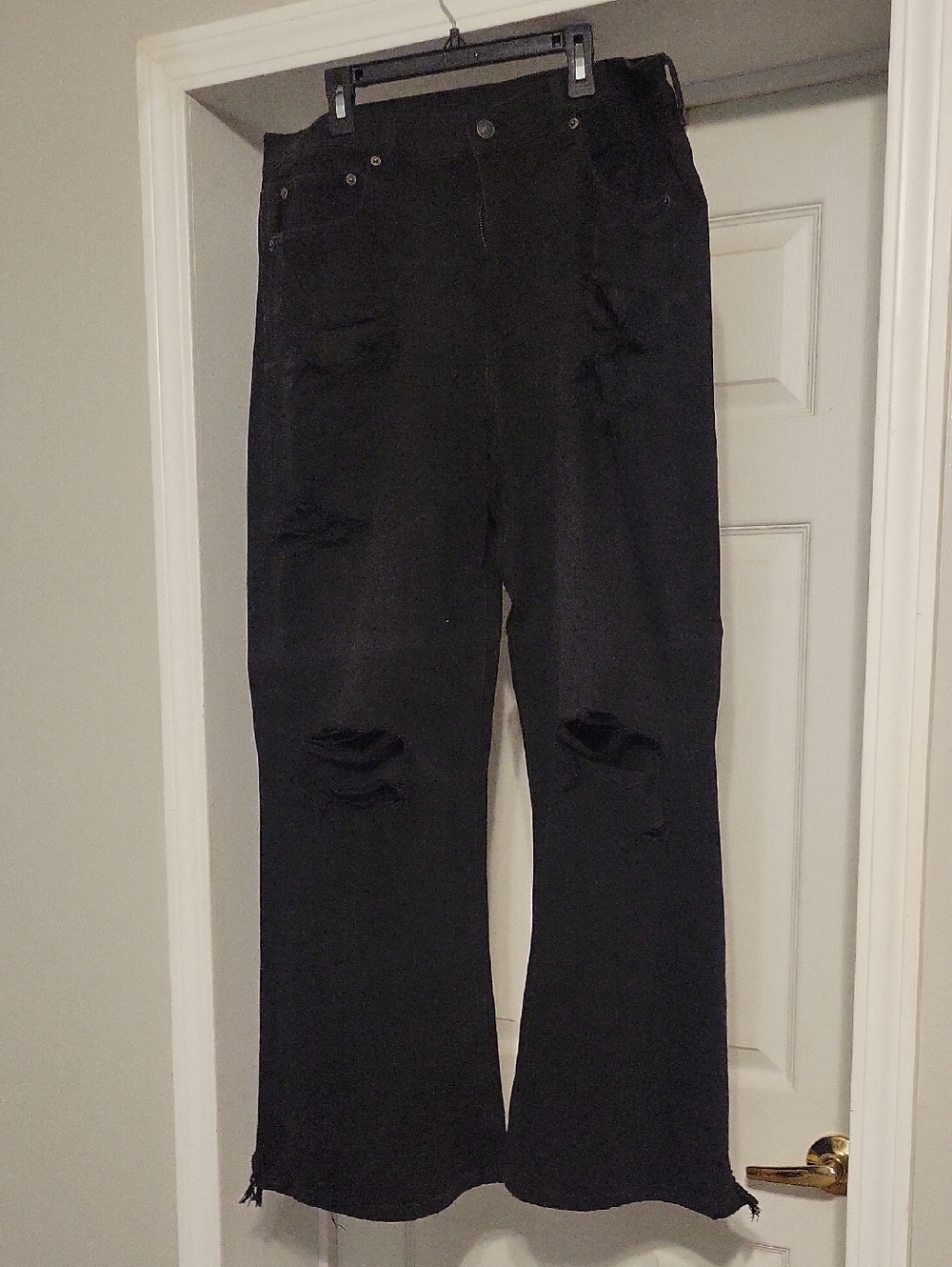 American Eagle Outfitters Black Flare Jeans